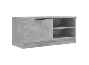 8720286965825 - TV-Schrank，TV-Möbel Betongrau 80x35x365 cm Holzwerkstoff vidaXL