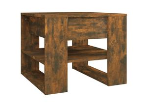 8720286967294 - Bonnevie - Couchtische Kaffeetisch Räuchereiche 555x55x45 cm Holzwerkstoff vidaXL