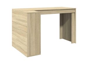 8721102814068 - Schreibtisch Sonoma-Eiche 1235x735x75 cm Holzwerkstoff Vidaxl 314146