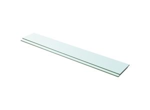 8719883874210 - Bonnevie - 2 Stk WandregaleRegalböden Glas Transparent 100 x 15 cm vidaXL