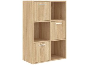 8719883869957 - Bonnevie - Lagerschrank Sonoma-Eiche 60x295x90 cm Holzwerkstoff vidaXL863053