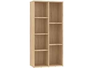 8719883869681 - Bonnevie - BücherregalStandregal Sonoma-Eiche 50x25x106 cm Holzwerkstoff vidaXL