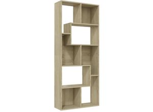 8719883915821 - Bücherregal，Standregal Sonoma-Eiche 67x24x161 cm Holzwerkstoff vidaXL