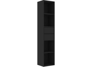 8720286016626 - Bücherregal，Standregal Schwarz 36x30x171 cm Holzwerkstoff vidaXL