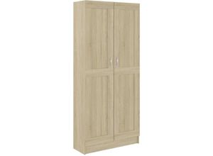 8720286134177 - Bonnevie - BücherschrankStandregal Sonoma-Eiche 825x305x1855 cm Holzwerkstoff vidaXL