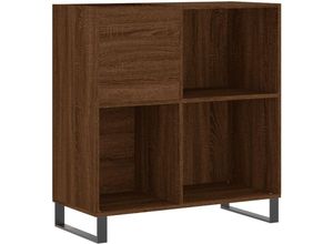 8720845877989 - Vidaxl - KommodePlattenschrank Braun Eichen-Optik 845x38x89 cm Holzwerkstoff