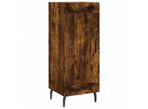 8720845871802 - Bonnevie - SideboardKommode Räuchereiche 345x34x90 cm Holzwerkstoff vidaXL