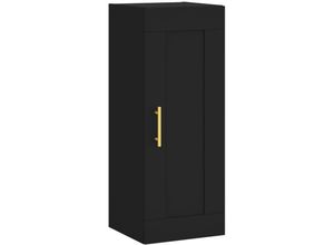 8720845950705 - Wandschrank Badschrank Schwarz 345x34x90 cm Holzwerkstoff vidaXL