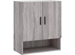 8720845947712 - Bonnevie - Wandschrank Badschrank Grau Sonoma 60x31x70 cm Holzwerkstoff vidaXL 8720845947712 - Bonnevie - Wandschrank Badschrank Grau Sonoma 60x31x70 cm Holzwerkstoff vidaXL