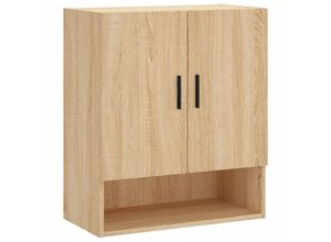 8720845947682 - Bonnevie - Wandschrank Badschrank Sonoma-Eiche 60x31x70 cm Holzwerkstoff vidaXL