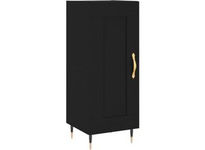 8720845871369 - Bonnevie - SideboardKommode Schwarz 345x34x90 cm Holzwerkstoff vidaXL 8720845871369 - Bonnevie - SideboardKommode Schwarz 345x34x90 cm Holzwerkstoff vidaXL