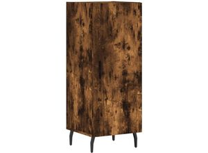 8720845867324 - Bonnevie - SideboardKommode Räuchereiche 345x34x90 cm Holzwerkstoff vidaXL