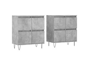 8720845935443 - Vidaxl - 2 Stk SideboardsKommode Betongrau Holzwerkstoff 8720845935443 - Vidaxl - 2 Stk SideboardsKommode Betongrau Holzwerkstoff