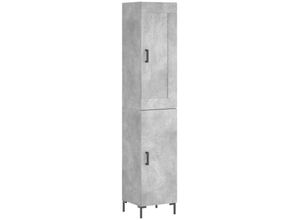 8720845495558 - Highboard，Kommode Betongrau 345x34x180 cm Holzwerkstoff vidaXL