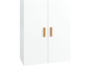 8720287080367 - Jinlefu - Hängeschrank Hochglanz-Weiß 695x34x90 cm vidaXL - Weiß