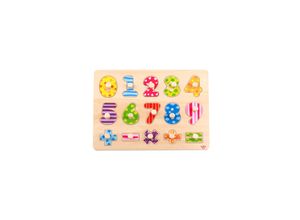 6970090043079 - Tooky Toy Kinder Zahlen Puzzle Holz TY851 Steckspiel aus Holz bunte Zahlen 6970090043079 - Tooky Toy Kinder Zahlen Puzzle Holz TY851 Steckspiel aus Holz bunte Zahlen