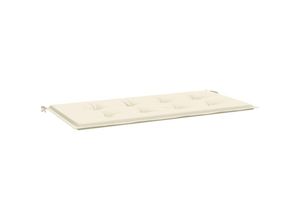 8718475507604 - Bonnevie - Gartenbank-Auflage Ruhebank Creme 100x50x3 cm Oxford-Gewebe vidaXL