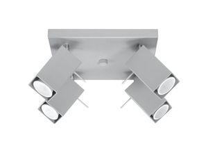 5902622429571 - Beleuchtung Merida 4 Plafond Lamp de minimalistische Deckenleuchte für Innenräume Stand de beweglicher Lampenschirm Glühbirne GU10 4 x 40 w 4 x 12 w