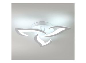 0699909965932 - Moderne Led Deckenleuchte 33W 3300LM Kreatives Weiß Design Blütenblätter 6000K Kaltweiß Acryl Deckenlampe für Schlafzimmer Wohnzimmer Esszimmer 0699909965932 - Moderne Led Deckenleuchte 33W 3300LM Kreatives Weiß Design Blütenblätter 6000K Kaltweiß Acryl Deckenlampe für Schlafzimmer Wohnzimmer Esszimmer