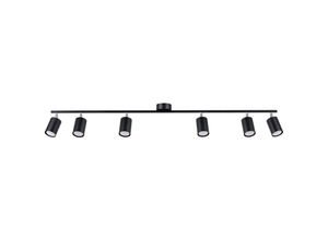 5903282735378 - SL1169 Spotleuchte lemmi GU10 6 x 10W Stahl schwarz L135cm B24cm H20cm dimmbar - Sollux 5903282735378 - SL1169 Spotleuchte lemmi GU10 6 x 10W Stahl schwarz L135cm B24cm H20cm dimmbar - Sollux
