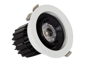 8445044071890 - Efectoled - led Downlight Einbaustrahler 7W cob Schwenkbar 360º Rund Schnitt ø 80 mm CRI90 Expert Color No Flicker No Flicker 2700K Warmweiß