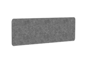 4048563247452 - Akustik Tischtrennwand AKUSTIX Vario Schallabsorptionsklasse B Stärke 18 mm ohne Halterungen B 1800 x H 600 mm PET-Filz grau 4048563247452 - Akustik Tischtrennwand AKUSTIX Vario Schallabsorptionsklasse B Stärke 18 mm ohne Halterungen B 1800 x H 600 mm PET-Filz grau