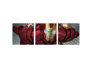 5011583536911 - Leinwandbild MARVEL Iron Man Classic Bilder Gr B H T 90 cm x 30 cm x 25 cm Leinwandbild 3 St bunt (mehrfarbig) Leinwandbilder