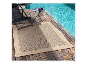 0889292503969 - Surya - Teppich Outdoor Indoor Terrasse Balkon Wohnzimmer Jute Effekt Braun und Schwarz 160 x 213 cm 0889292503969 - Surya - Teppich Outdoor Indoor Terrasse Balkon Wohnzimmer Jute Effekt Braun und Schwarz 160 x 213 cm