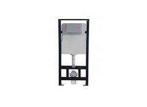 0716669495780 - WC-Vorwandelement G3004A inkl Betätigungsplatte - Modell wählbar Modell schwarz Glas