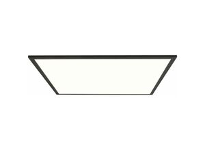 4004353388590 - Lampe Buffi led Deckenaufbau-Paneel 60x60cm sand schwarz Metall Kunststoff 1x 40W led integriert (5200lm 4000K) a+ - schwarz - Brilliant