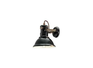 8056772568318 - Keramik-Wandlampe C1693 im Industrie-Stil schwarz