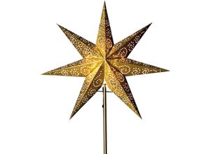 7391482236807 - Best Season - Star Trading Wechsel-Schirm Weihnachtsstern Antique von Star Trading 3D Papierstern Weihnachten in Gold mit Ornamenten Dekostern ø 7391482236807 - Best Season - Star Trading Wechsel-Schirm Weihnachtsstern Antique von Star Trading 3D Papierstern Weihnachten in Gold mit Ornamenten Dekostern ø