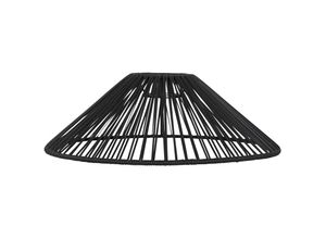 7391482046871 - Lampenschirm Vide Rattan Schwarz E27 Außenbereich ⌀ 38 cm - Star Trading