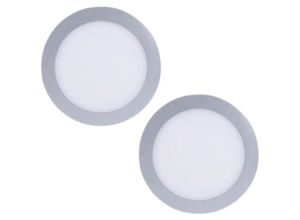 8445386851006 - Forlight - Easy Circular - 2 Downlights con led integrado 4000K para iluminar hacia abajo on off ø225cm Color Gris 8445386851006 - Forlight - Easy Circular - 2 Downlights con led integrado 4000K para iluminar hacia abajo on off ø225cm Color Gris