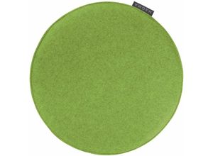 4005380441425 - Sitzkissen Avaro Filzoptik Uni Rund Grün 35 cm - Grün - Magma