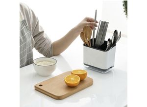 5902734873798 - Abtropfgestell für Spülbeckenbesteck Organizer – Schwarz 5902734873798 - Abtropfgestell für Spülbeckenbesteck Organizer – Schwarz