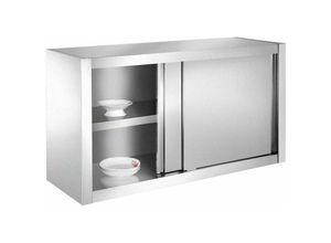 5407007663026 - SSC160 Küchenschrank Hängeschrank aus Edelstahl 160x40x60cm ideal für Restaurants Küchen Kantinen - Grau - Bc-elec 5407007663026 - SSC160 Küchenschrank Hängeschrank aus Edelstahl 160x40x60cm ideal für Restaurants Küchen Kantinen - Grau - Bc-elec