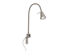 4002707347132 - - led Bettleuchte leuchten tuso 5 w 400 lm IP20 matt-nickel Metall inkl 1x GU10 Wandleuchte Flexibler Arm 403 x 217 cm