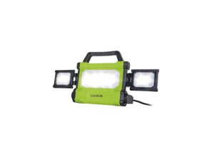 5015056633374 - - schlanker tragbarer led-strahler mit schwenkbarem winkel 5000LM 50W schwarz grün 2M kabel - LW50BG2-EU