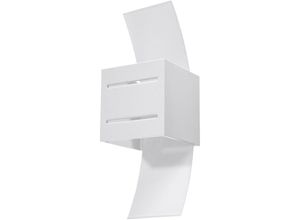 5902622427027 - Ledkia - Sollux Lighting Loreto Wandleuchte conPerforierte Wandleuchte Minimalistische Inneneffekte de Lighting Auswechselbare G9 Birne 1 x 40 w 1 x