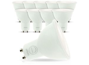 3700710810124 - Arum Lighting - Charge von 10 Led Birnen GU10 7W eq 60W Dimmbar Température de Couleur Blanc neutre 4000K