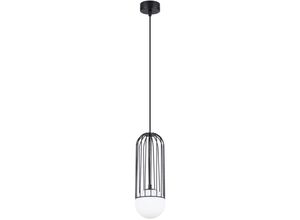 5903282772854 - SL1332 Hängeleuchte brina 1 G9 1 x max8W led Stahl schwarz H115cm Ø12cm dimmbar - Sollux