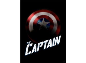 4055065195075 - KOMAR Wandbild Avengers The Captain Bilder Kinderzimmer Schlafzimmer Wohnzimmer Gr B H 50 cm x 70 cm Kunstdruck-Bild-Poster-Wandbild 1 St bunt Kunstdrucke