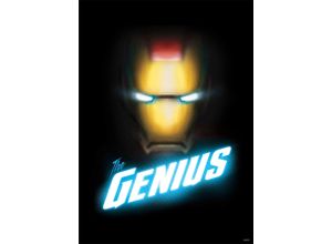 4055065195013 - KOMAR Wandbild Avengers The Genius Bilder Kinderzimmer Schlafzimmer Wohnzimmer Gr B H 50 cm x 70 cm Kunstdruck-Bild-Poster-Wandbild 1 St bunt Kunstdrucke