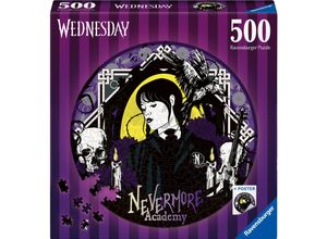 4005556175734 - Ravensburger Puzzle 17573 - Nevermore Academy - 500 Teile Wednesday Rundpuzzle für Erwachsene und Kinder ab 14 Jahren 4005556175734 - Ravensburger Puzzle 17573 - Nevermore Academy - 500 Teile Wednesday Rundpuzzle für Erwachsene und Kinder ab 14 Jahren