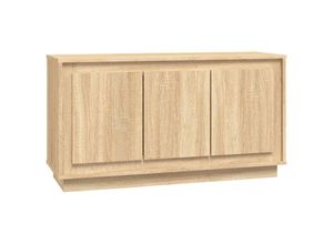 8720845794859 - Bonnevie - SideboardKommode Sonoma-Eiche 102x35x55 cm Holzwerkstoff vidaXL