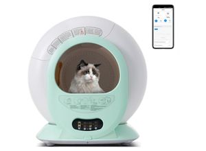 8481280144110 - 65L selbstreinigende adaptive Katzentoilette für mehrere Katzen automatische Erstellung für viele Arten von Streu geeignet Infrarotsensor