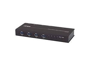 4719264647574 - ATEN US3344I - USB-Umschalter fÃ¼r die gemeinsame Nutzung von PeripheriegerÃ¤ten - 4 x USB 32 Gen 1 - Desktop an Rack montierbar - Gleichstrom