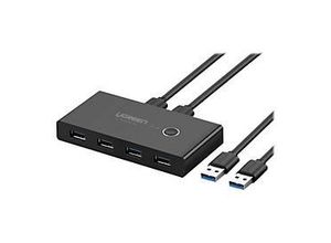 6957303837687 - Ugreen - USB-Umschalter fÃ¼r die gemeinsame Nutzung von PeripheriegerÃ¤ten - 4 x SuperSpeed USB 30 - Desktop