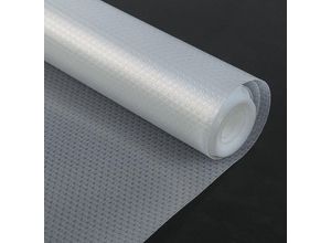 9363092338781 - Tolletour - Schubladenmatte Einlegeböden Regale Antirutschmatte zuschneidbar 500 x 60cmTransparentes Weiß 9363092338781 - Tolletour - Schubladenmatte Einlegeböden Regale Antirutschmatte zuschneidbar 500 x 60cmTransparentes Weiß